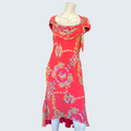 Emanuel Ungaro silk bias cut dress fuchsia pink Y2K vintage IT46