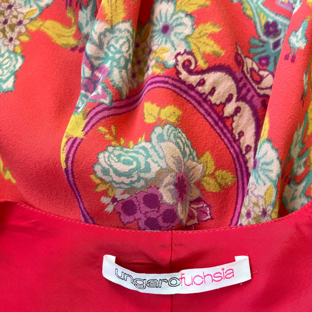 Emanuel Ungaro Fuchsia line label size IT46 vintage designer